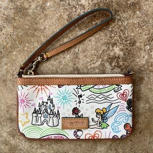 Disneyland Dooney & Bourke wristlet. Like new!